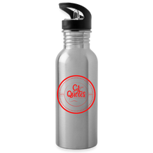 Load image into Gallery viewer, Learn Water Bottle - silver