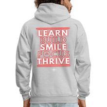 Load image into Gallery viewer, Learn Build Men's Hoodie - ash