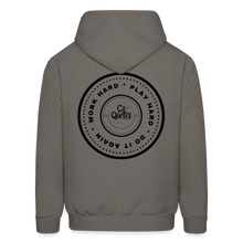 Load image into Gallery viewer, Work Hard Play Hard Men's Hoodie - asphalt gray