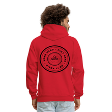 Load image into Gallery viewer, Work Hard Play Hard Men's Hoodie - red