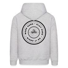 Load image into Gallery viewer, Work Hard Play Hard Men's Hoodie - ash