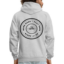 Load image into Gallery viewer, Work Hard Play Hard Men's Hoodie - ash