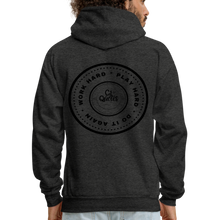 Load image into Gallery viewer, Work Hard Play Hard Men's Hoodie - charcoal grey