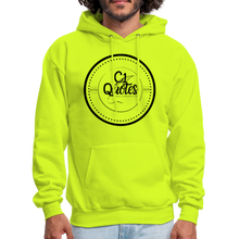 Load image into Gallery viewer, Work Hard Play Hard Men's Hoodie - safety green