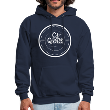 Load image into Gallery viewer, Be The Change Men's Hoodie (Red Line) - navy