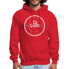 Load image into Gallery viewer, Success Over Excuses Men's Hoodie (White Print) - red