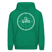 Load image into Gallery viewer, Success Over Excuses Men's Hoodie (White Print) - kelly green