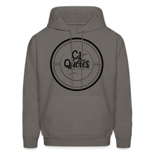 Load image into Gallery viewer, Born To Win Hoodie (Black Print) - asphalt gray