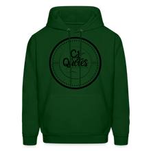 Load image into Gallery viewer, Born To Win Hoodie (Black Print) - forest green