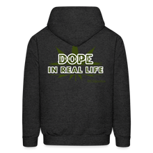 Load image into Gallery viewer, Dope In Real Life Hoodie (White Outline) - charcoal grey