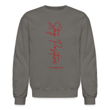 Load image into Gallery viewer, Stay Positive Sweatshirt - asphalt gray