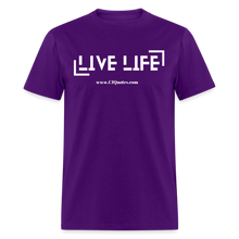 Load image into Gallery viewer, Live Life Unisex Classic T-Shirt - purple