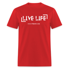Load image into Gallery viewer, Live Life Unisex Classic T-Shirt - red