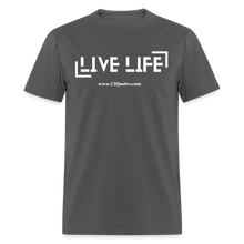 Load image into Gallery viewer, Live Life Unisex Classic T-Shirt - charcoal