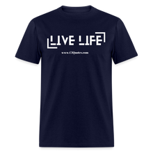 Load image into Gallery viewer, Live Life Unisex Classic T-Shirt - navy