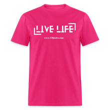 Load image into Gallery viewer, Live Life Unisex Classic T-Shirt - fuchsia