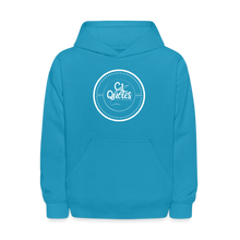 Load image into Gallery viewer, Limited Edition Kids' Hoodie (White) - turquoise