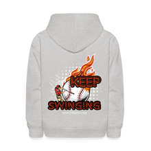 Load image into Gallery viewer, Kee Swinging Kids' Hoodie - heather gray