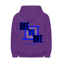 Load image into Gallery viewer, Me Vs Me Kids' Hoodie (Blue) - purple