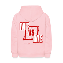 Load image into Gallery viewer, Me Vs Me Kids' Hoodie (Red) - pink