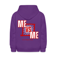 Load image into Gallery viewer, Me Vs Me Kids' Hoodie (Red) - purple