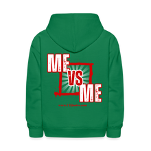 Load image into Gallery viewer, Me Vs Me Kids' Hoodie (Red) - kelly green