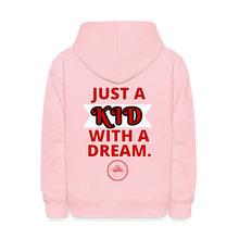 Load image into Gallery viewer, Just A Kid Hoodie (Red) - pink