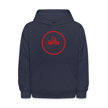 Load image into Gallery viewer, Just A Kid Hoodie (Red) - navy