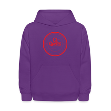 Load image into Gallery viewer, Just A Kid Hoodie (Red) - purple