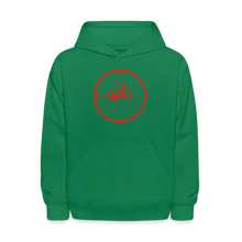 Load image into Gallery viewer, Just A Kid Hoodie (Red) - kelly green