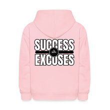 Load image into Gallery viewer, Success Over Excuses Kids' Hoodie - pink