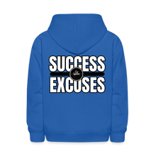 Load image into Gallery viewer, Success Over Excuses Kids' Hoodie - royal blue