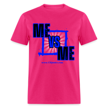 Load image into Gallery viewer, Me Vs Me Unisex Classic T-Shirt - fuchsia