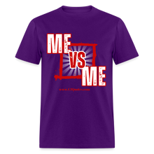 Load image into Gallery viewer, Me Vs Me Unisex Classic T-Shirt (Red) - purple