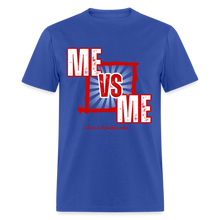 Load image into Gallery viewer, Me Vs Me Unisex Classic T-Shirt (Red) - royal blue