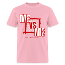 Load image into Gallery viewer, Me Vs Me Unisex Classic T-Shirt (Red) - pink