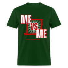 Load image into Gallery viewer, Me Vs Me Unisex Classic T-Shirt (Red) - forest green