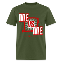 Load image into Gallery viewer, Me Vs Me Unisex Classic T-Shirt (Red) - military green