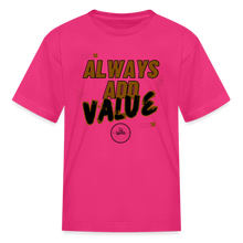 Load image into Gallery viewer, Always Add Kids' T-Shirt - fuchsia