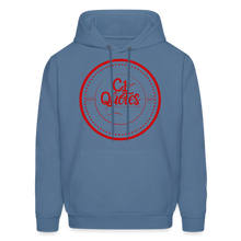 Load image into Gallery viewer, Never Apologize Hoodie (Red) - denim blue