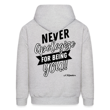 Load image into Gallery viewer, Never Apologize Hoodie (White) - ash