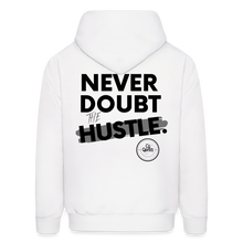 Load image into Gallery viewer, Never Doubt Hoodie (Black Print) - white