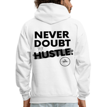Load image into Gallery viewer, Never Doubt Hoodie (Black Print) - white