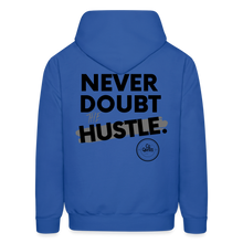 Load image into Gallery viewer, Never Doubt Hoodie (Black Print) - royal blue