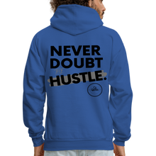 Load image into Gallery viewer, Never Doubt Hoodie (Black Print) - royal blue