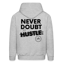 Load image into Gallery viewer, Never Doubt Hoodie (Black Print) - heather gray
