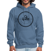 Load image into Gallery viewer, Never Doubt Hoodie (Black Print) - denim blue