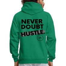 Load image into Gallery viewer, Never Doubt Hoodie (Black Print) - kelly green