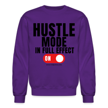 Load image into Gallery viewer, Hustle Mode Sweatshirt (Black Print) - purple