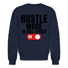 Load image into Gallery viewer, Hustle Mode Sweatshirt (Black Print) - navy